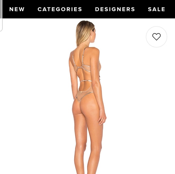 For the Love of Lemons one piece metallic skivvies - Picture 6 of 6